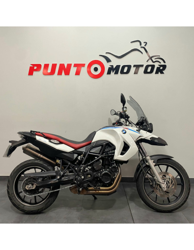 BMW F 650 GS 2008 blanca trail en...