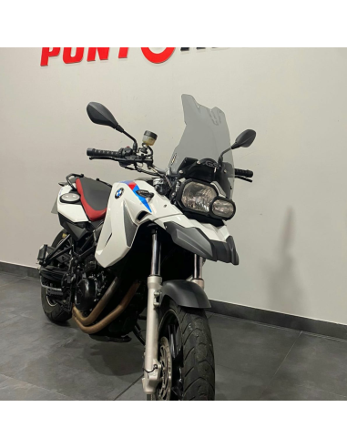 BMW F 650 GS 2008 blanca trail en...