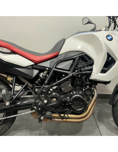 BMW F 650 GS 2008 blanca trail en...