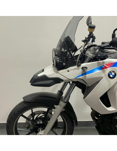 BMW F 650 GS 2008 blanca trail en...