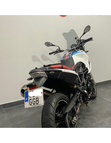 BMW F 650 GS 2008 blanca trail en...