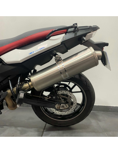 BMW F 650 GS 2008 blanca trail en...