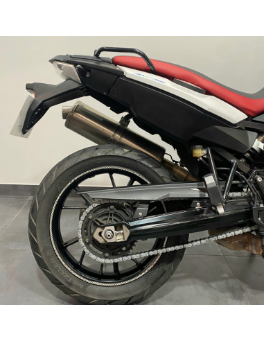 BMW F 650 GS 2008 blanca trail en...