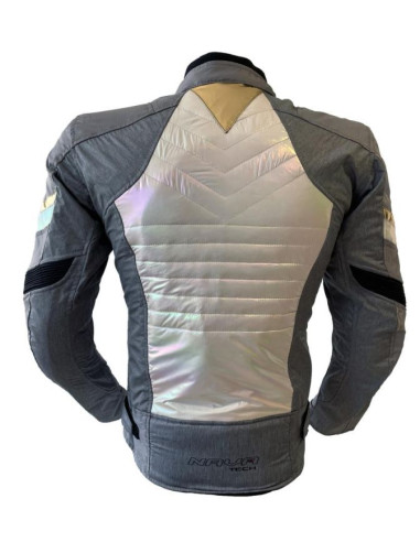 CAZADORA MUJER MODELO FASHION PERLA-GRIS