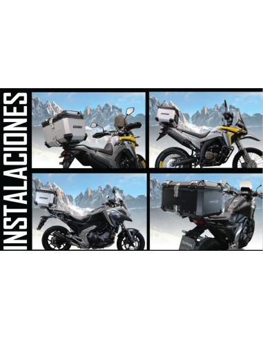 GPR BAUL UNIVERSAL ALUMINIO NEGRO MATE