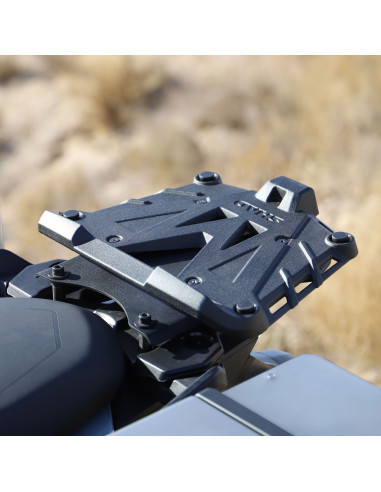 PLATINA NEGRA ALUMINIO + TORNILLOS